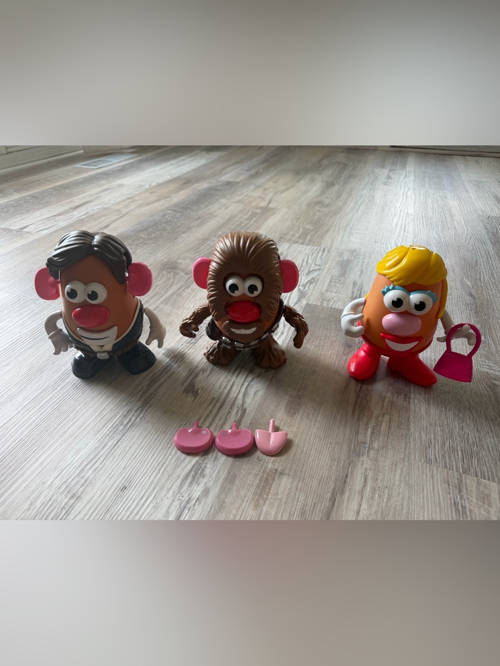 Set of 3 Mrs & Mr Potato Head & Accessories